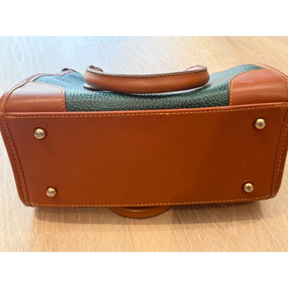 Vintage Dooney & Bourke All Weather Leather Satchel Bag